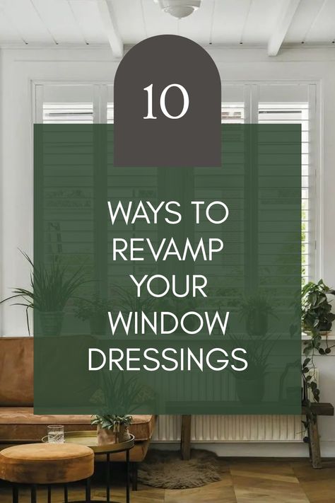 10 amazing ideas to give your home a fresh look with window dressings. From bold curtains that pop color to elegant blinds that provide classic charm, transforming your windows can completely change the feel of your space. Explore modern patterns, layered looks, or chic DIY projects that combine style and function. Swipe through these fun suggestions to find out how tailored drapes, quirky rods, and even handmade designs can dramatically enhance your aesthetics. Don’t settle for ordinary; elevate your home with gorgeous window treatments that reflect your unique personality! Wood Curtain Rod Ideas, Living Room Drapes Ideas Drapery, Small Window Ideas, Picture Windows Living Room, Window Dressing Ideas, Curtain Styles Ideas, Window Covering Ideas, Creative Window Treatments, Bold Curtains