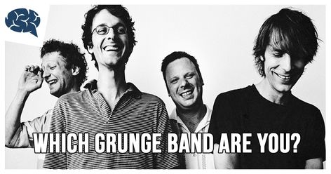 Which Grunge Band Are You? | BrainFall 90s Grunge Bands, 1990s Music, Metal Songs, Grunge Band, Classic Songs, Red Hot Chili Peppers, Personality Quiz, 90s Grunge, Big Hair