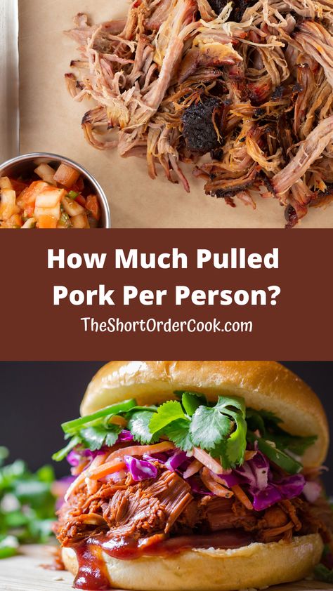 Pulled pork on butcher paper and a pulled pork sandwich ready to eat. Instapot Pulled Pork, Recipe For Pulled Pork, Pulled Pork Dinner, Meat For A Crowd, Wedding Reception Food Buffet, Perfect Pulled Pork, Pulled Pork Roast, Bbq Pork Sandwiches, Bbq Party Food