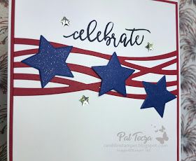 Independence Day Card, Military Cards, Star Cards, Summer Cards, Patriotic Holidays, Bird Cards, Stamping Up Cards, Paper Crafts Cards, Creative Cards