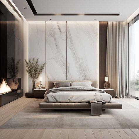 7 Elements of Luxury Bedroom Interior Design You Should Know • 333+ Images • [ArtFacade] Luxury Bedroom Interior Design, Beautiful Bed Designs, Luxury Bedroom Interior, Luxury Bedroom Furniture, Interior Design Per La Casa, Modern Luxury Bedroom, Luxury Bedroom Master, Bedroom Bed Design, Luxury Bedroom