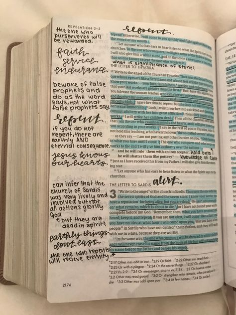 Revelation Bible Notes, Revelation Bible Study Notes, Messy Bible, Revelation Study, Notes Bible, Revelation Bible Study, Esv Journaling Bible, Bible Studying, Revelation Bible