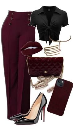 Elegant Red Outfit, Dark Feminine Fashion, Dark Red Outfit, Inspiration For Women, Feminine Fashion, Stylish Work Attire, Dark Feminine, فستان سهرة, Classy Casual Outfits