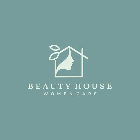 Beauty house women care logo design vect... | Premium Vector #Freepik #vector #natural-beauty #beauty #clean-face #beauty-care House Of Beauty Logo, Pet Shop Logo Design, Cleaning Company Logo, Care Logo Design, Pet Shop Logo, Hair Salon Logos, Beauty House, Ramadan Kareem Vector, Salon Logo Design