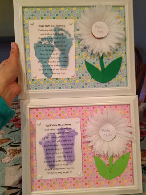 Mother's Day gifts for my infant room! Easy Mother's Day Crafts, Diy Mother's Day Crafts, Mother's Day Projects, Infant Room, Mother's Day Activities, Baby Art Projects, First Mothers Day Gifts, Mothers Day Crafts For Kids, Handprint Crafts