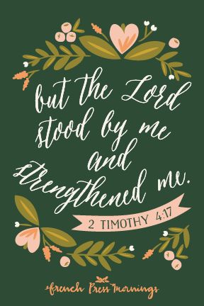 French Press Mornings - 2 Timothy 4:17  #encouragingwednesdays #fcwednesdaywisdom #quotes French Press Mornings, 2 Timothy 4 17, Give Me Jesus, Ayat Alkitab, 2 Timothy, Scripture Art, Verse Quotes, Bible Verses Quotes, Jesus Loves