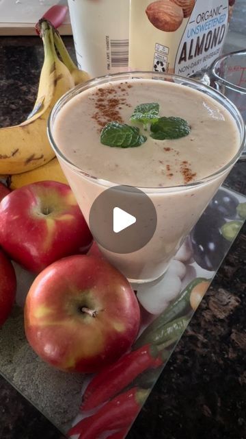 Health Empowers You on Instagram: "Don't try this, it's not recommended 😜Banana and Apple Smoothie is an absolute great snack or meal substitute. It's fast, easy, and HEALTHY 🍹😋🍌

Over 200 smoothie recipes.. What??? Try this. Let me know what you think? 

#smoothie #smoothies #healthydessert #healthy
#healthyfood #healthyliving
#easyhealthyrecipes #treats #snack #foodporn #apple #banana" Banana Smoothie Recipe Healthy, Quick Smoothie Recipes, Apple Juice Recipe, Apple Smoothie Recipes, Energy Drink Recipe, Easy Menu, Simple Detox, Banana Apple Smoothie, Apple Smoothie