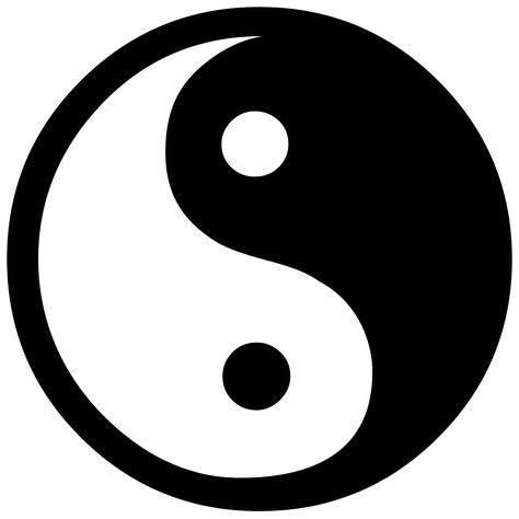 Ying Yang Symbol "A symbol of Good and Bad a sign of the Chinese Martial Arts" Radial Balance, Asymmetrical Balance, Symmetrical Balance, Composition Drawing, Radial Design, Chinese Tattoo, Bullet Journal Notes, Psychology Disorders, Balance Design