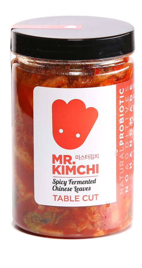 Jun Kwon - Graphic Designer | Mr Kimchi Kimchi Packaging, Kimchi Sauce, Disposable Food Containers, Spices Packaging, Jar Packaging, Food Menu Design, Korean Dishes, Cute Food Drawings, Food Poster Design