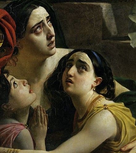 The Last Day Of Pompeii, Last Day Of Pompeii, Pompeii Paintings, Karl Bryullov, Spiritual Reflection, Guardian Angels Prayer, Pisces Moon, Angel Prayers, The Virgin Mary