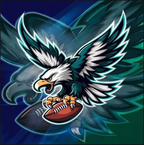 Philadelphia Eagles Football Logo, Philadelphia Eagles Art, Basketball Iphone Wallpaper, Eagles Wallpaper, Philadelphia Eagles Wallpaper, Philly Special, Painting Clothes, Nfl Eagles, Eagles Game