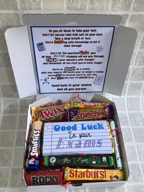 Available from our etsy shop #candygram #exam #goodluck #chocolatepoem #funnycandy #chocit2me Candygram Ideas, Good Luck In Your Exams, Chocolate Bar Design, Funny Candy, Galaxy Chocolate, Candy Grams, Chocolate Wrappers, Let It Shine, Candy Store