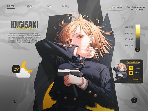 Manga Website Design, Gumball Image, Jewelry Website Design, Ui Design Principles, Kugisaki Nobara, Gfx Design, French Wall Art, Bg Design, Graphic Design Cards