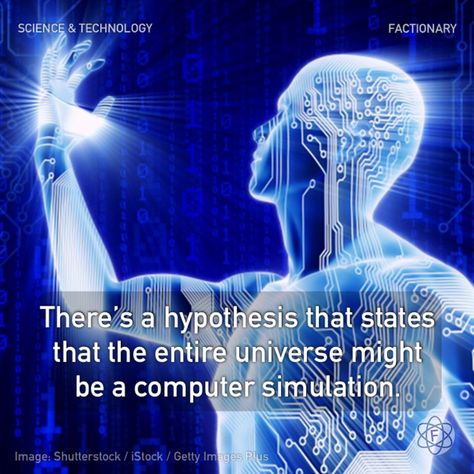 There’s a hypothesis that states that the entire universe might be a computer simulation. #scienceandtechnology #simulationhypothesis #universe #computerize #scifi #existence #facts #Factionary Simulation Hypothesis, Planet Nibiru, Classical Physics, Theories About The Universe, Simulation Theory, Brain Facts, General Relativity, Post Human, The Roaring Twenties