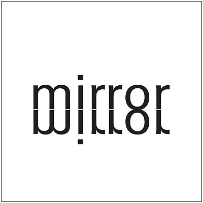 #Mirror, #logo, #verbicon Illustrated Type, Mirror Text, Mirror Logo, Snap Words, Logo Word, Mirror Words, Clever Logo, Png Logo, Typographic Logo