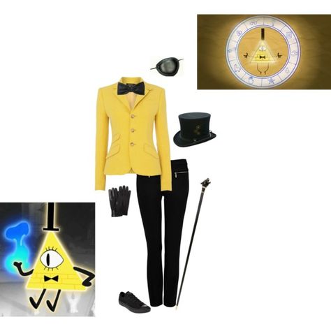 Bill Cipher Cosplay, Human Bill Cipher, Hufflepuff Outfit, Gravity Falls Cosplay, Bill Cypher, Uma Descendants, Blue Blazers, Cute Emo Outfits, Harry Hook