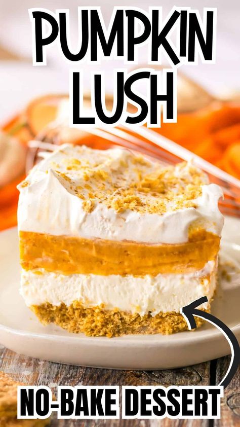 Philadelphia No Bake Cheesecake Filling Pumpkin, No Bake Pie Desserts, Dessert Recipes Whipped Cream, Pumpkin Desserts Cream Cheese, Super Easy Pumpkin Desserts, Summer Pumpkin Dessert, Yummy Homemade Desserts, Pumpkin Roll Dessert, Pumpkin Cheesecake Fluff Dessert