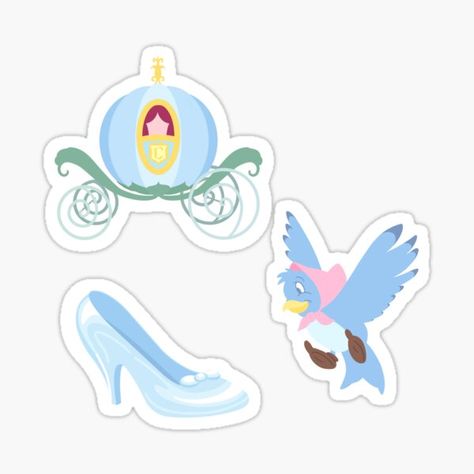 Cinderella Stickers, Chinese Fancy Dress, Disney Stickers, Cinderella Party, Disney Sticker, Sticker Designs, Canva Elements, Digital Gifts, Digital Gift Card