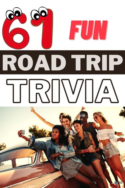 61 Fun Road Trip Trivia Questions and Answers Kids Trivia Questions, Couples Road Trip, Trivia Games For Adults, Word Brain Teasers, Road Trip Questions, Trivia For Kids, Road Trip Entertainment, Trivia For Seniors, Fun Road Trip Games