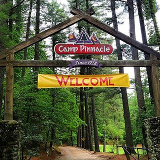 Summer Camp Sign, School Camping Trip, Summer Camp Buildings, Camp Entrance, Camp Staff Aesthetic, Summer Camp Staff, Camp Decor, Camp Aesthetic, Camping Zone