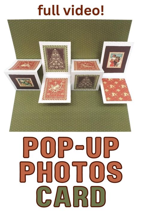 3d Scrapbook Ideas, Pop Up Christmas Cards Diy, Pop Up Christmas Cards, Popup Cards, Diy Pop Up Cards, Cruise Scrapbook, Pop Up Card Templates, Interactive Card, Handmade Cards Diy