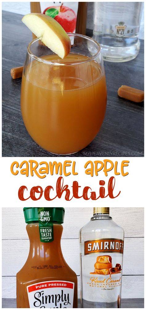 Caramel Apple Cider Cocktail, Recipes With Alcohol, Easy Holiday Cocktail Recipes, Easy Holiday Drinks, Cider Cocktail Recipes, Caramel Apple Cider, Christmas Drinks Alcohol Recipes, Cider Cocktail, Fall Drink Recipes