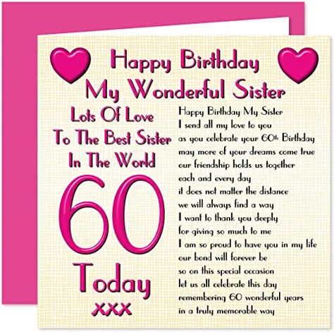 60th Birthday Poems, Happy Birthday Mum Cards, Birthday Card For Aunt, 65th Birthday Cards, Happy 70th Birthday, Happy 65 Birthday, Birthday Verses, Wishes For Sister, Birthday Card Messages