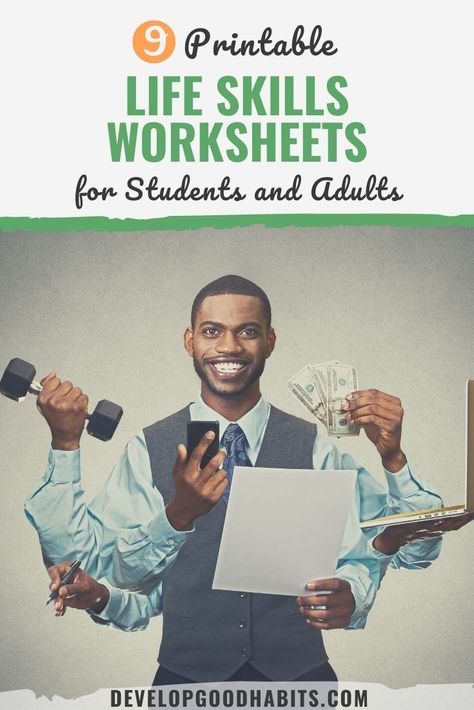 9 Printable Life Skills Worksheets for Students and Adults Organization Skills For Adults, Community Integration Activities For Adults, Life Skills For High School Students, Soft Skills Activities High School, Life Skills For Young Adults, Life Skills Activities For Adults, High School Life Skills Classroom, Life Skills Activities For Teens, Life Skills Activities For Special Needs