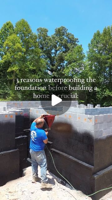 Waterproofing Basement Walls, Drain Tile, Water Can, The Basement, Basement, Soil, Building A House, Foundation, Canning