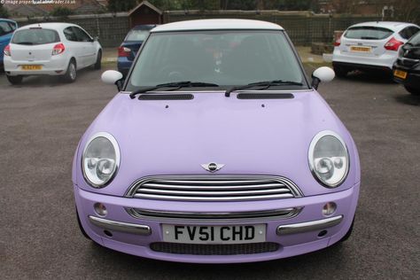 Purple Mini Cooper, Yellow Beetle, Dream Whip, Car Deco, Team Pink, Purple Car, Mini Copper, Mini Coopers, Car Mods