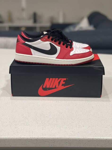 Size 9 - Jordan 1 Retro Low OG chicago 2016 Get a price at https://copapair.com/size-9-jordan-1-retro-low-og-chicago-2016/ Jordan 1 Low Og Chicago, Jordan 1 Low Chicago, Chicago Jordan 1, Low Jordan 1, Jordan Low, Jordan 1 Low, Jordan 1 Retro, Lost & Found, Nike Cortez Sneaker