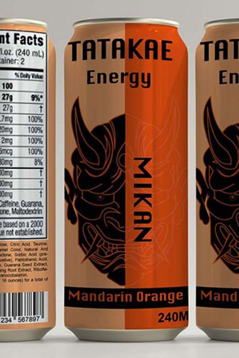 Energy Drink Can Design Ideas, Japanese Beverage Packaging, Energy Drink Can Design, Can Design Ideas, Energy Drink Packaging Design, Coffee Energy Drink, Soda Can Design, Gummy Packaging, Energy Drink Design