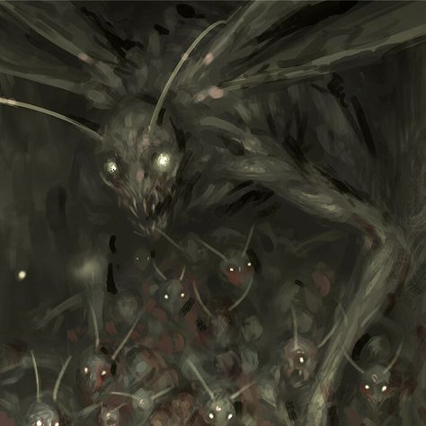 Worldbuilding Inspiration, Creepy Horror, Fantasy Book, Alien Creatures, Creepy Art, 2d Art, Monster Art, Book Inspiration, Underworld