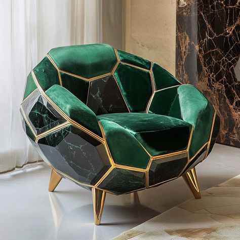 The Emerald Serenity Chair brings the lush beauty of nature into your home with deep green velvet upholstery that mirrors the rich hue of an emerald. Its sleek, curved design and gold-tipped legs add a touch of elegance, making it a perfect statement piece for any room. Curve Design, Velvet Upholstery, Green Velvet, Deep Green, Statement Pieces, Lush, Emerald, Upholstery, Sleek