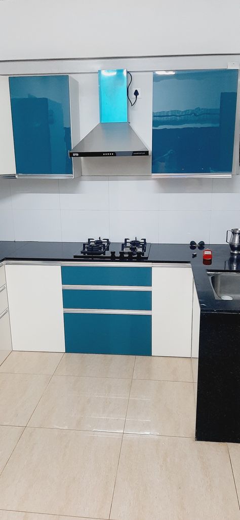 Designed by me....We converted a semi modular kitchen to Full Modular Kitchen...Was a difficult one as level of Granite was not all the same...but hopefully completed successfully Semi Modular Kitchen Design, Kitchen Shutters, Acrylic Kitchen, As Level, Kitchen Modular, Modular Kitchen Designs, Modular Kitchen Design, Interior Design Kitchen, Shutters