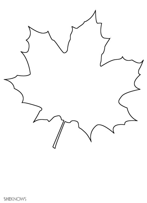 Kids Activity Center, Printable Craft Templates, Printable Leaves, Leaf Coloring Page, Leaf Template, Autumn Crafts, Leaf Coloring, Printable Crafts, Applique Patterns