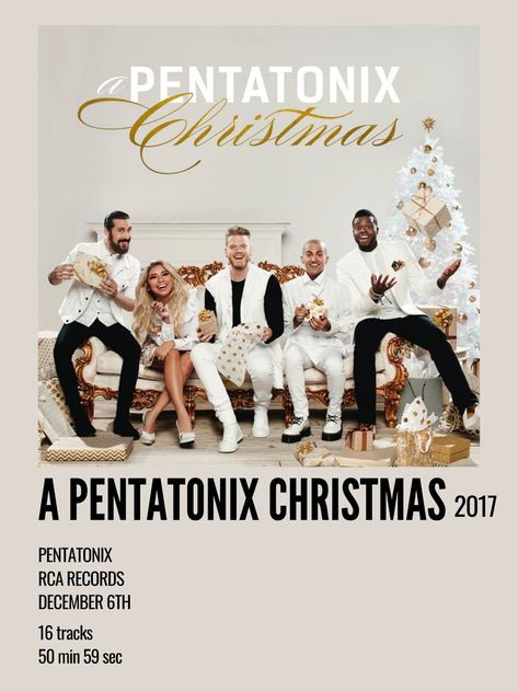 Pentatonix Christmas, Christmas Albums, Minimal Aesthetic, Rca Records, Pentatonix, Christmas 2017, Music Aesthetic, Album Covers, Music