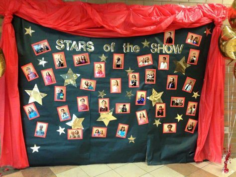 Americas Got Talent Party Theme, Hollywood Graduation Theme Preschool, Talent Show Theme Ideas, School Talent Show Decorations, Shine Vbs 2024 Crafts, Talent Show Themes, Talent Show Decorations Stage Ideas, School Talent Show Ideas, Talent Show Decorations