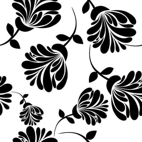 Vector modern cryshanthemum seamless pat... | Premium Vector #Freepik #vector #textile-design #textile-pattern #seamless-floral #seamless-flower Modern Textiles Patterns, Motif Ideas, Flower Stencil Patterns, Modern Pattern Design, Hd Flowers, Seamless Geometric Pattern, Batik Motif, Geometric Seamless Pattern, Modern Textiles