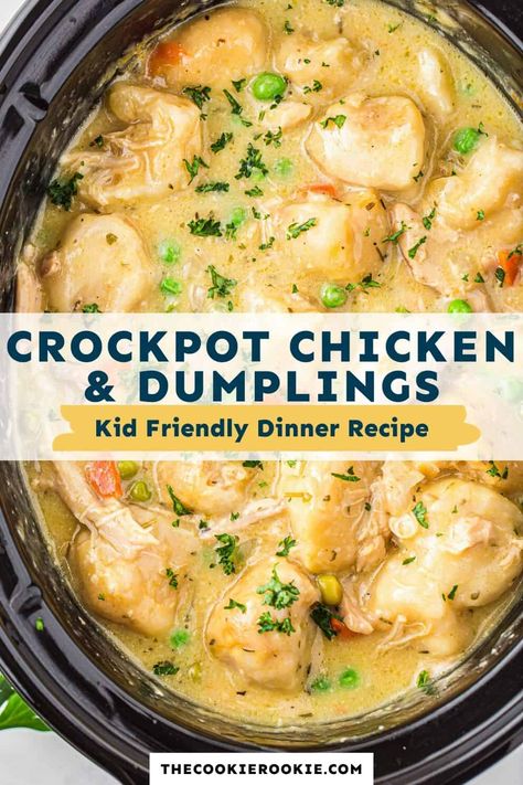 Biscuits For One, Simple Biscuits, Chicken And Dumplings Recipe, Creamy Chicken Casserole, Crockpot Chicken And Dumplings, Easy Family Dinner, Easy Crockpot Dinners, Dumplings Recipe, Gray Cabinets