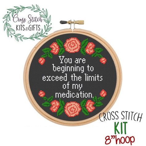 Passive Aggressive Cross Stitch, Subversive Cross Stitch Patterns Free, Sarcastic Embroidery, Inappropriate Cross Stitch, Subversive Embroidery, Snarky Embroidery, Rude Cross Stitch, Sarcastic Cross Stitch, Sassy Cross Stitch