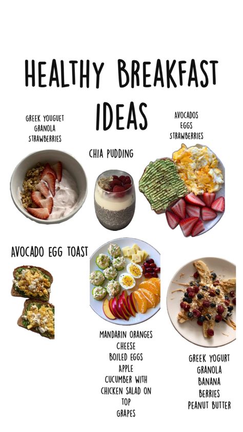 Greek Yogurt With Berries, Easy Nutritious Breakfast, Toast With Peanut Butter, Smoothie With Spinach, Avocado Toast With Egg, Toast With Egg, Delicious Breakfast Ideas, Rich Breakfast, Energizing Breakfast