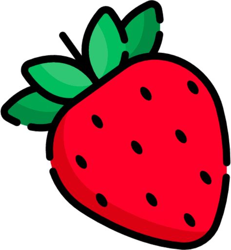 How To Draw A Strawberry In (9) Easy Steps For Kids Easy Fruits Drawing For Kids, Strawberry Easy Drawing, Fruit Drawings Easy, Fruits Drawing Easy, Fruits Drawing For Kids, Easy Fruit Drawing, Draw A Strawberry, Food Drawing Easy, Drawing Strawberry