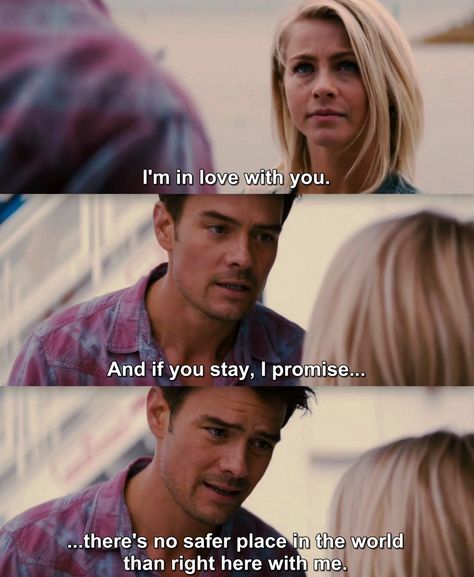 Safe Haven (2013 ) - Kate & Alex Safe Haven Aesthetic Movie, Romcom Scenes, Safe Haven Movie, Nicholas Sparks Movies Quotes, Cinematic Quotes, Romance Movies Quotes, 90s Movies Quotes, Nicholas Sparks Movies, Romcom Movies