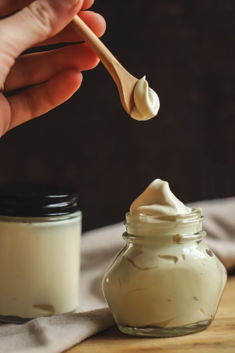 Whipped Tallow Balm with Honey and Shea - Through the Wildwood Magnesium Tallow Balm Recipe, Whipped Face Cream Diy, Tallow Sugar Scrub Recipe, Tallow And Honey Face Cream, Beef Tallow And Honey Face Cream, What Is Tallow, Honey Tallow Balm, Beef Tallow Balm, Tallow Sugar Scrub