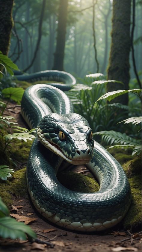 , #Prompt, #Library, #AD, #AI Titanoboa Snake, Snake Video, Human Body Science Projects, Mothers Day Coloring Pages, Fathers Day Coloring Page, Pretty Snakes, Giant Animals, Nature Iphone Wallpaper, Big Animals