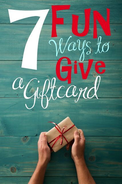 7 Fun Ways to Give a Gift Card #Christmas #Gift #GiftIdea #GiftCard #ChristmasPresentalls | A Gift for the Person Who Has Everything Gift Certificate Presentation Ideas, Hobby Lobby Gift Card Ideas, Gift Card Note Ideas, Small Gift With Gift Card, Cute Gift Cards Ideas, Ways To Give Gift Cards Birthday, Cute Gift Card Wrapping Ideas, Cute Way To Gift Gift Cards, Gift Card Craft Ideas