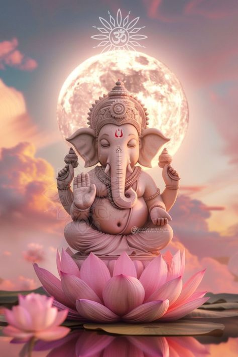 Lord Ganesha Wallpapers, Ganesha Pooja, Unique Radha Krishna Images, Ganesha Wallpaper, Ganpati Photo, Ganpati Photo Hd, Photos Of Ganesha, Lotus Flower Wallpaper, Ganpati Bappa Wallpapers