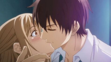 Blue Springs Ride, Anime Gangster, Shojo Anime, Anime D, Romance Anime, Netflix Anime, Bad Girl Wallpaper, Romantic Photos Couples, Romantic Images