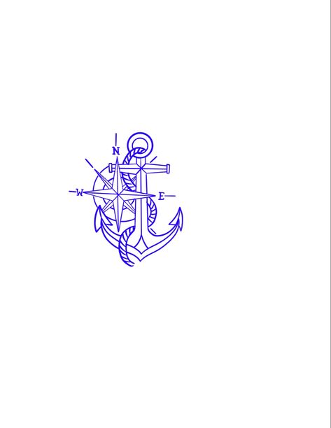 Minimal Nautical Tattoo, Small Navy Tattoo, Navy Inspired Tattoo, Mens Small Arm Tattoo Ideas, Navy Tattoos Female, Mens Anchor Tattoo, Small Nautical Tattoo For Women, Us Navy Tattoos For Women, Compass And Anchor Tattoo Design